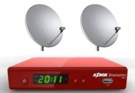 Kit completo Azbox Bravissimo R$  749,00